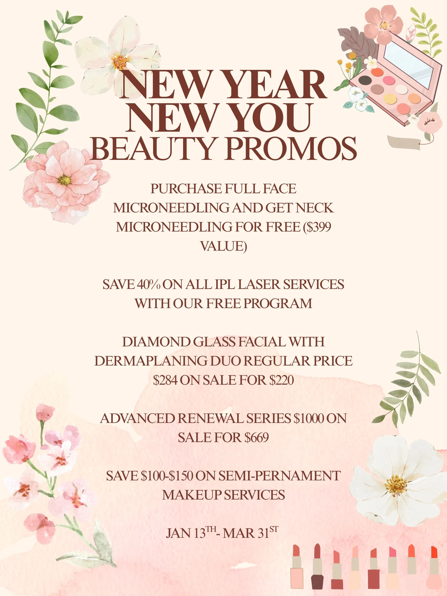 new year promos